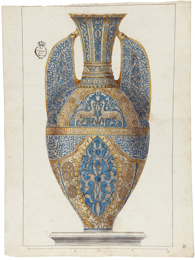 Sánchez Sarabia. Jarrón Gacelas