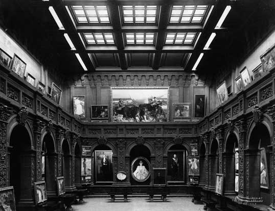 Patio Central, Exposición de Sorolla, 1909 ©The Hispanic Society of America, New York