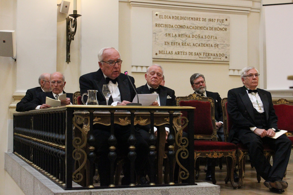 Acto de ingreso de D. Román Gubern 06