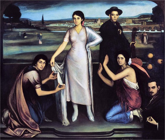 Julio Romero de Torres, Nuestra Señora de Andalucía, hacia 1908.