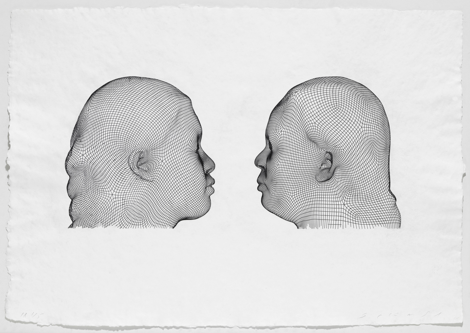 Jaume Plensa. Nuria & Irma (noir) (2012)