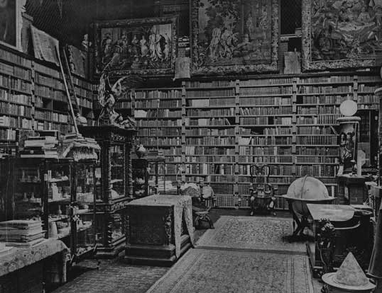 Biblioteca, Residencia de Archer Milton Huntington, Pleasance, Baychester, New York ©The Hispanic Society of America