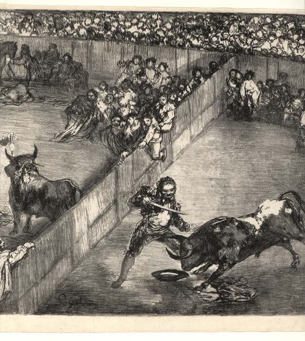 GOYA. Toros de Burdeos