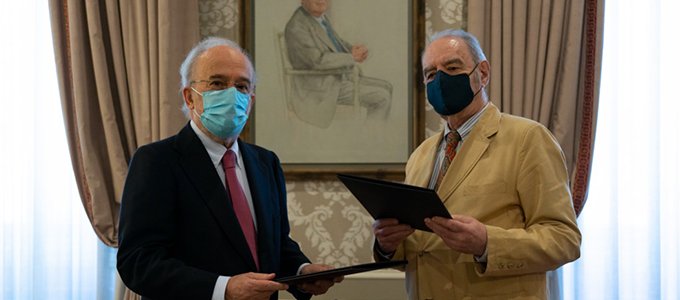 La RAE y la Academia de San Fernando firman un convenio de colaboración